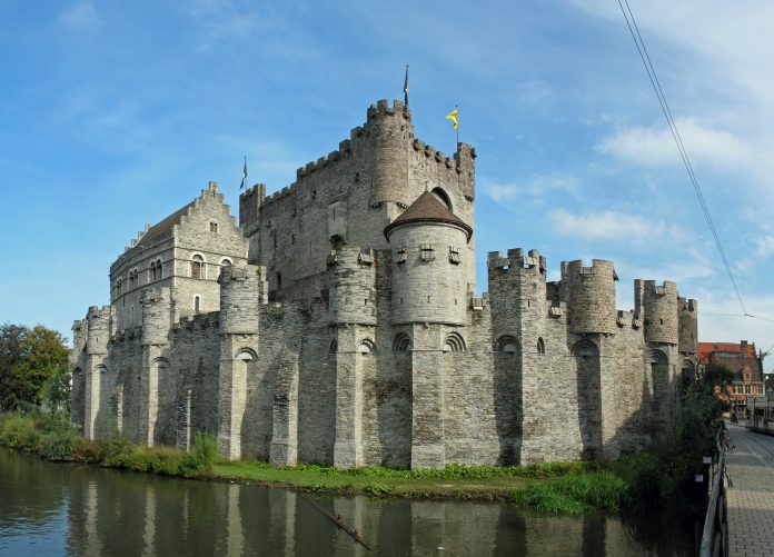 根特Gravensteen 城堡（公共领域图片）